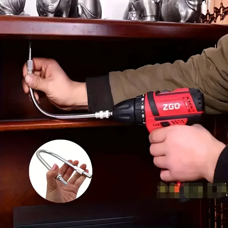 Flexible Electric Drill Shaft 300mm Drill Bit Shaft Extention For Electric Screwdriver Bit Adapter