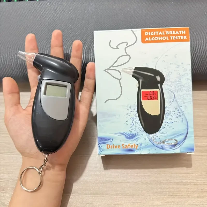 Portable Digital Breathalyzer - Battery-Free BAC Tester