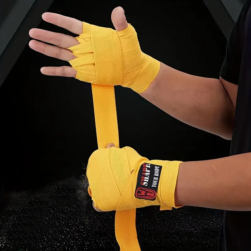 2pcs Sanda Hand Protectors - Boxing, MMA, Muay Thai Hand Wraps