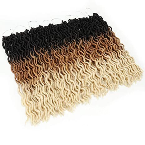 Cascade Curls Ombre Crochet Hair Extensions