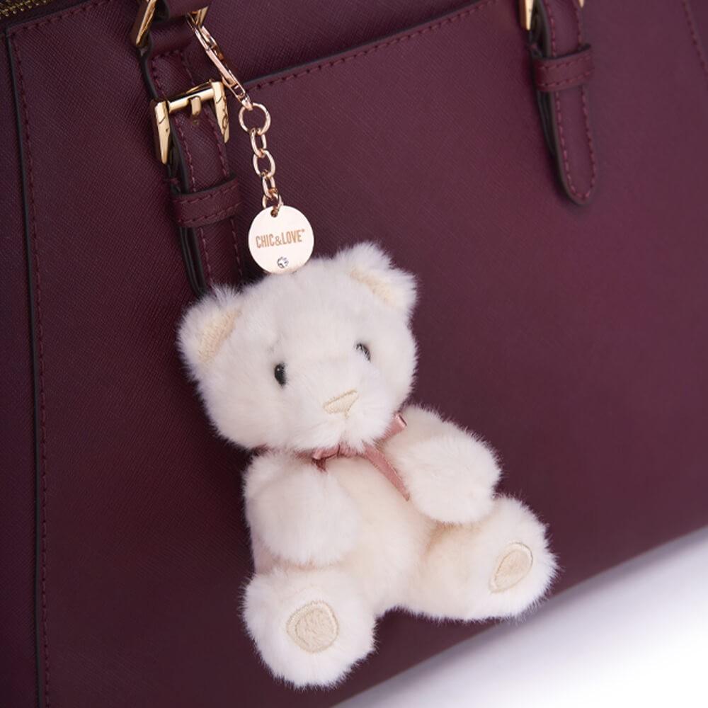 Bailey Bear Bag Charm & Birthstone Necklace - May