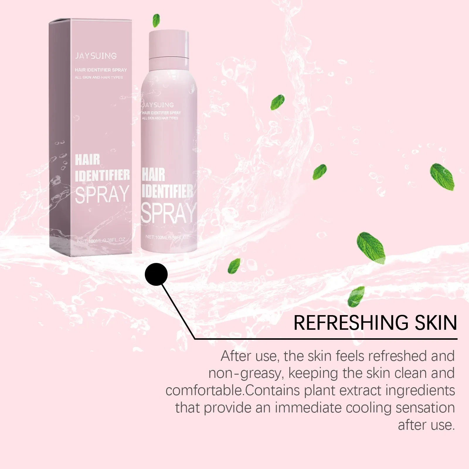 Moisturizing Hair Identifier Spray Set for Face Shaving