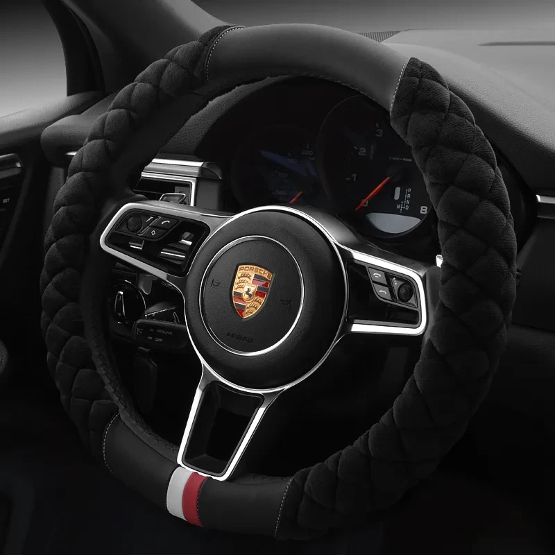 Plush Footprint Steering Wheel Cover  38cm