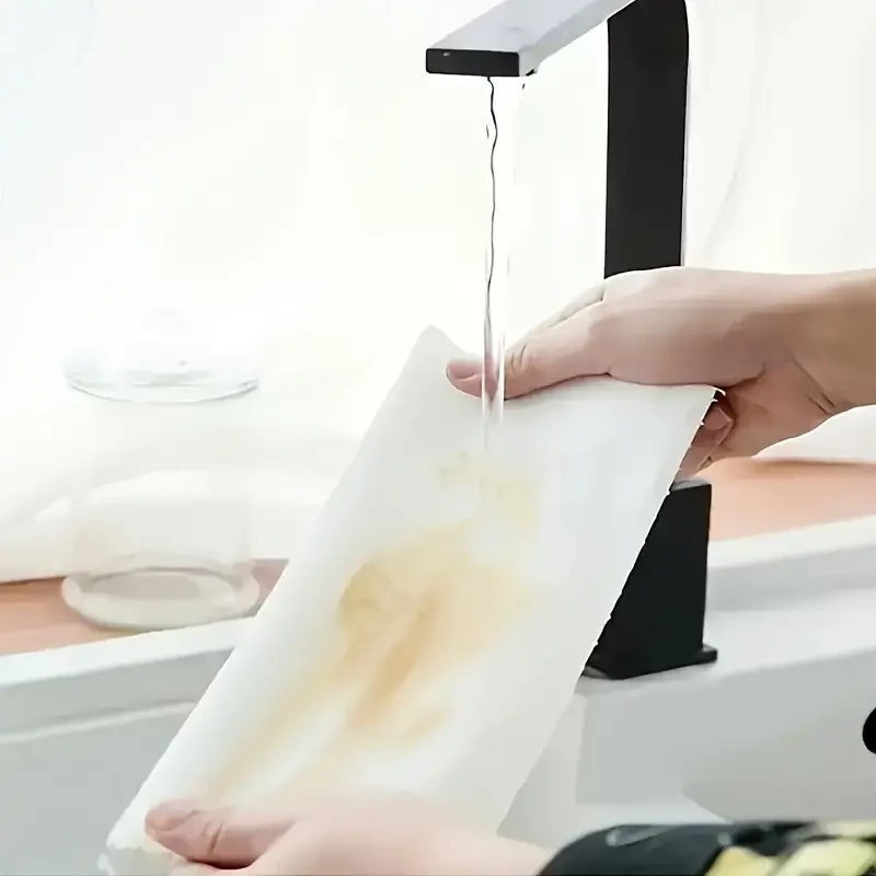 1 Roll (400 Sheets) Super Absorbent Lazy Rag
