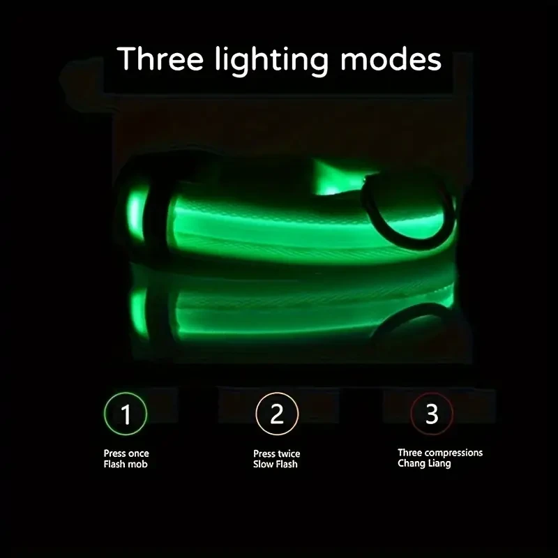 Illuminated Safety LED Dog Collar