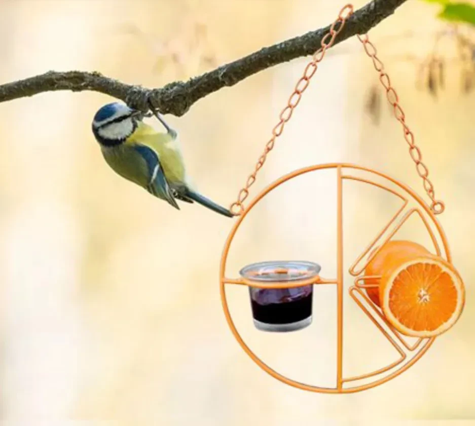 Hanging Metal Bracket For Outdoor Feeding Of Hummingbirds