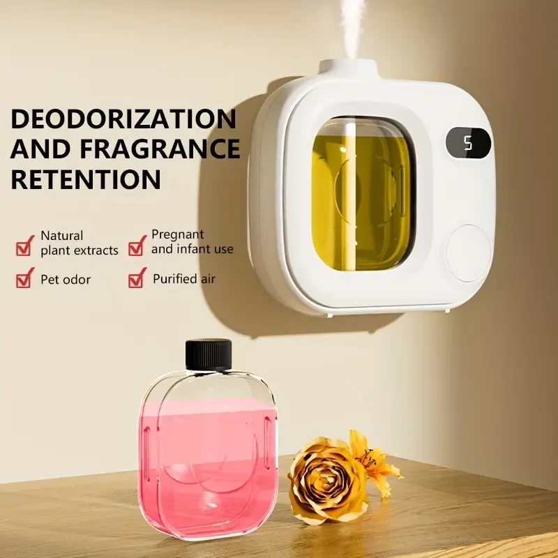 1pc Automatic Aromatherapy Machine, Long-Lasting Deodorizer for Home and Office