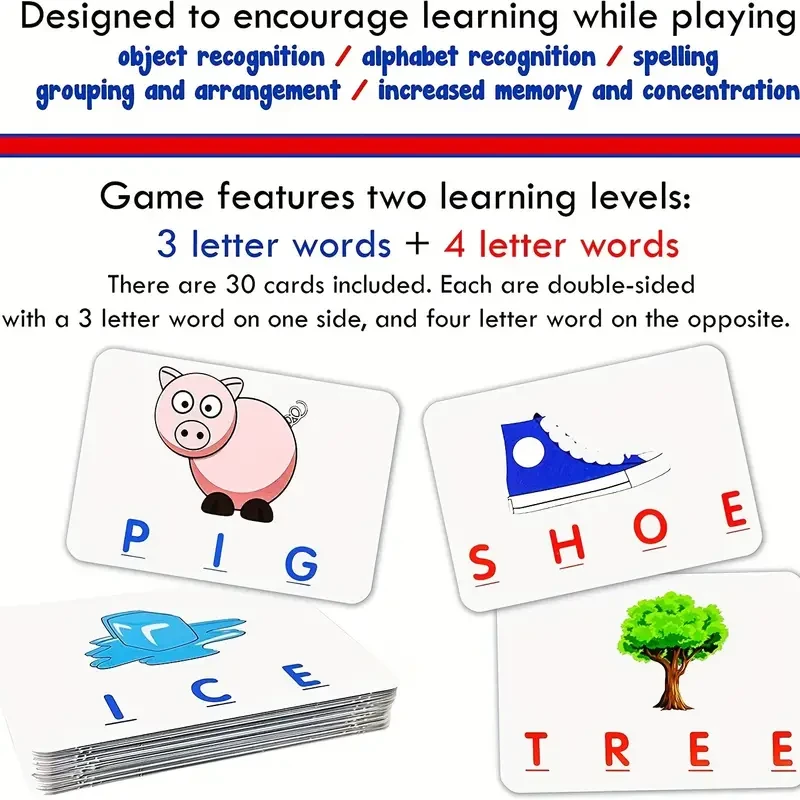 SpellMaster Learning Toy - Word Recognition & Spelling Game