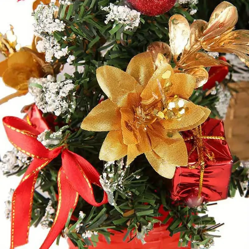 LIXADA Tabletop Christmas Tree - Small Desktop Decoration