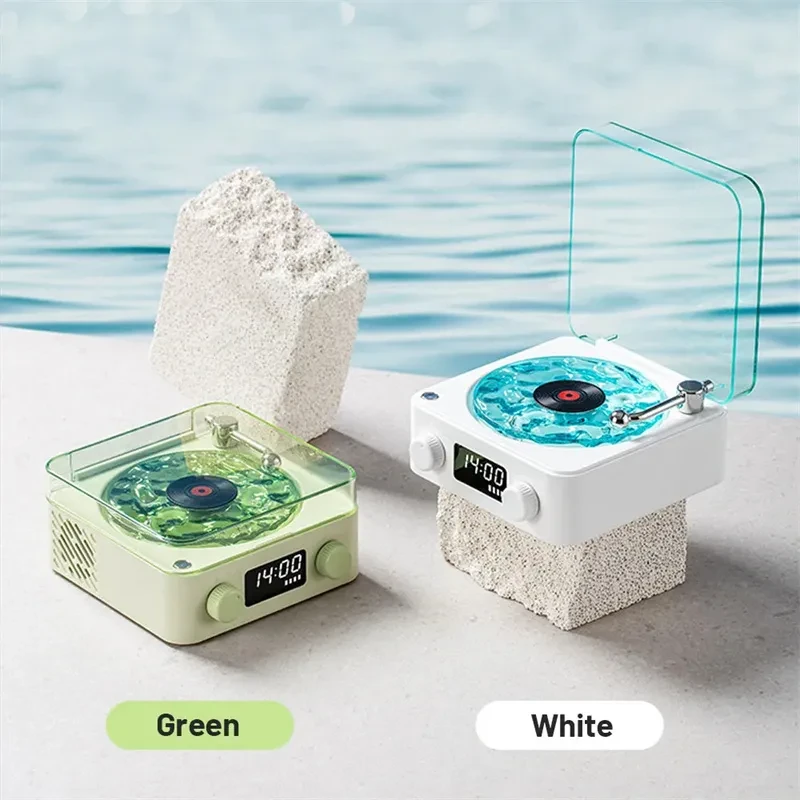 Retro Turntable Speaker Wireless Bluetooth 5.0