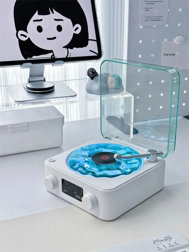Retro Turntable Speaker Wireless