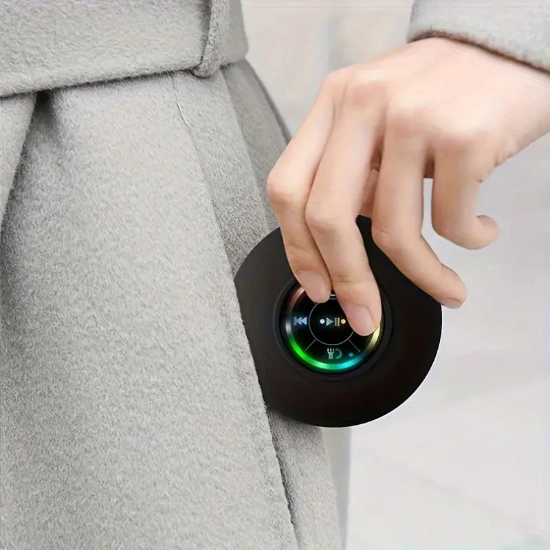 Portable Wireless Speaker with Suction Cup, USB Rechargeable