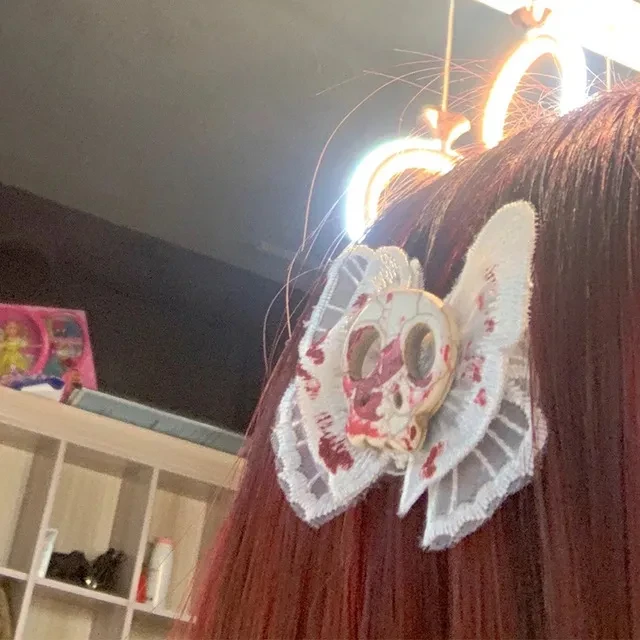 Skull Hair Clip Side Clip Hair Accessor