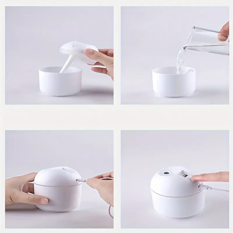 Aroma Diffuser & Humidifier Cold Mist & Night Light