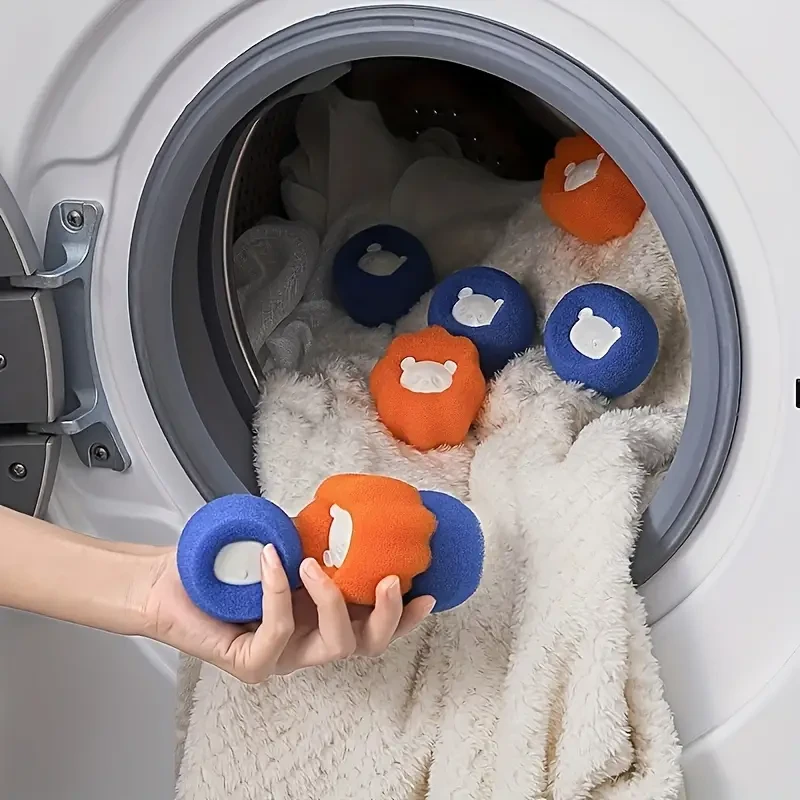 6pcs Hair Remover Used In Washing Machine