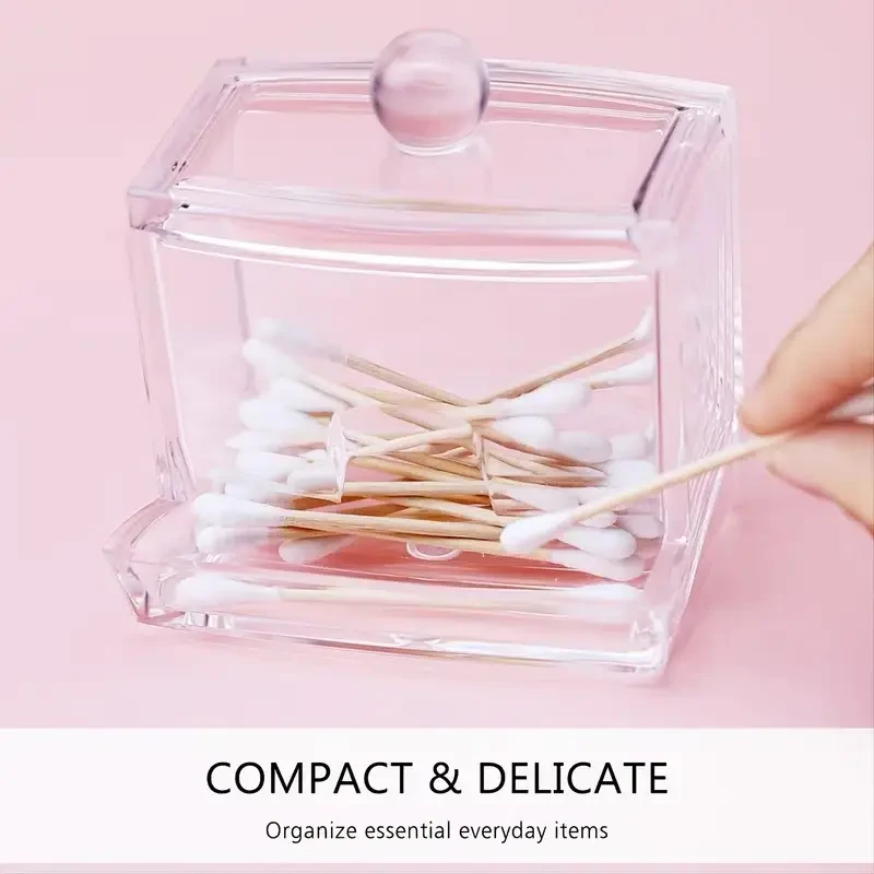 Cotton Swab Holder Dispenser Organizer
