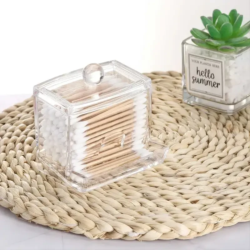 Cotton Swab Holder Dispenser Organizer