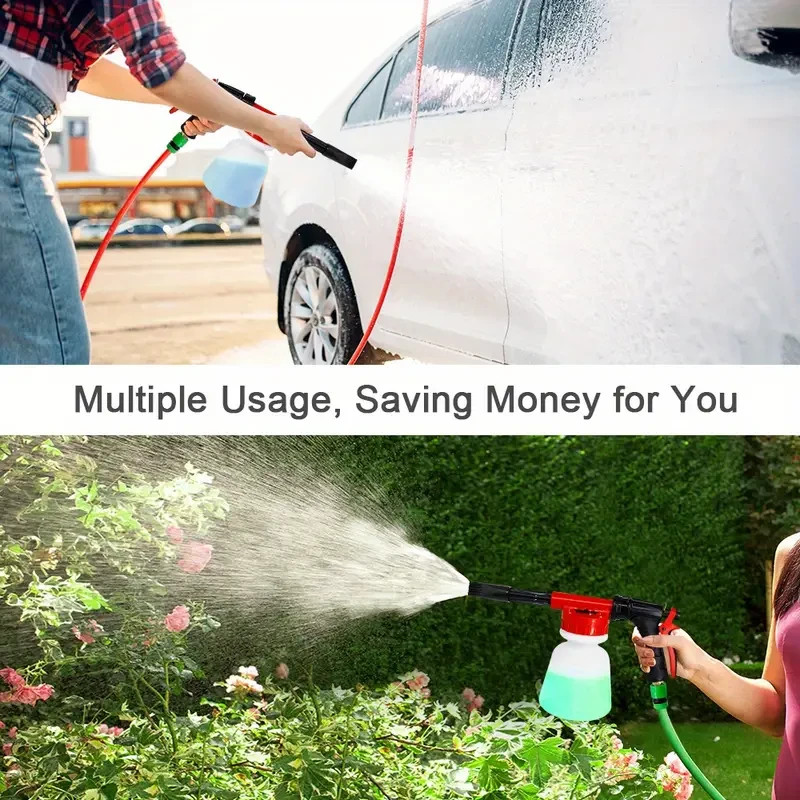 Lixada Car Wash Foam Sprayer with Adjustable Ratio Dial