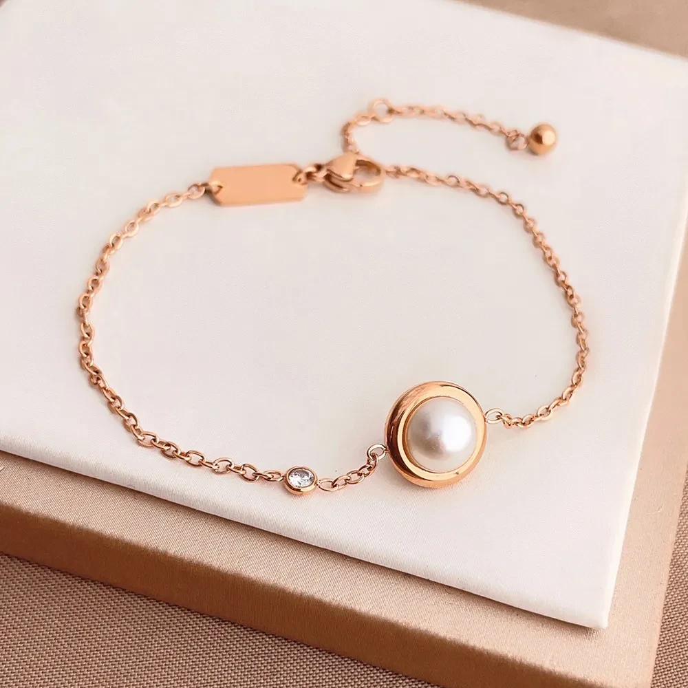 Japanese And Korean Lucky Pearl Bracelet