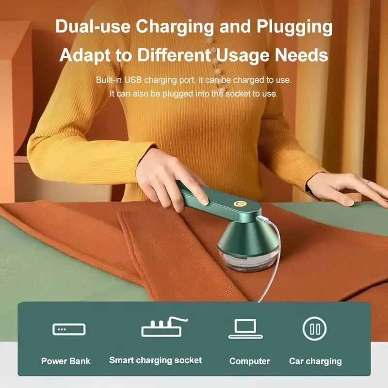 Portable Rechargeable Fabric Shaver