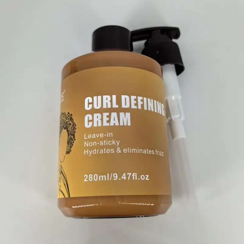 GZE Curl Defining Cream - Long-Lasting Frizz-Free Curls for Thick Hair
