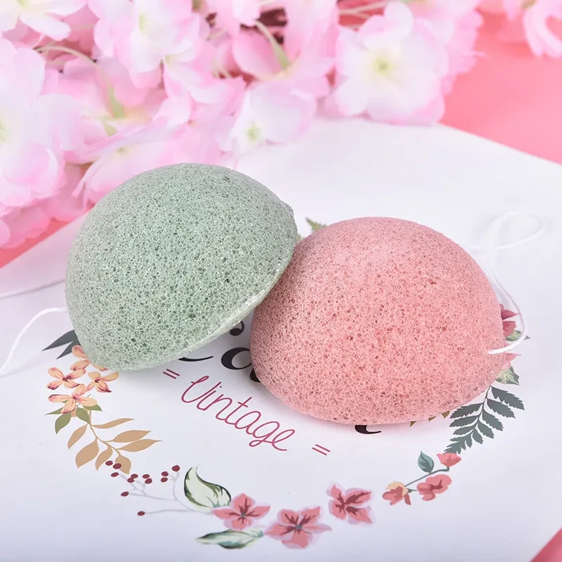 Konjac Face Wash And Bamboo Charcoal Cleansing
