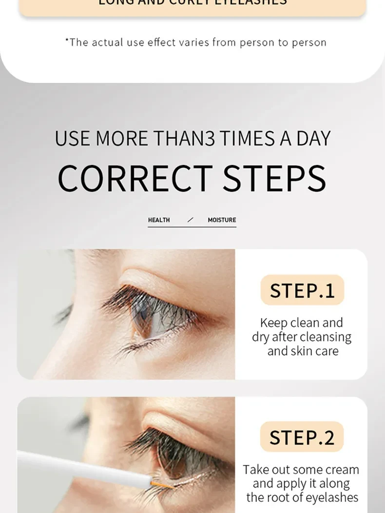 Eyelash Nourishing Liquid Nourish Hair Roots Supplementary Nutrition Deep Nourishment Repair Make Eyelashes Thick Slender Curly