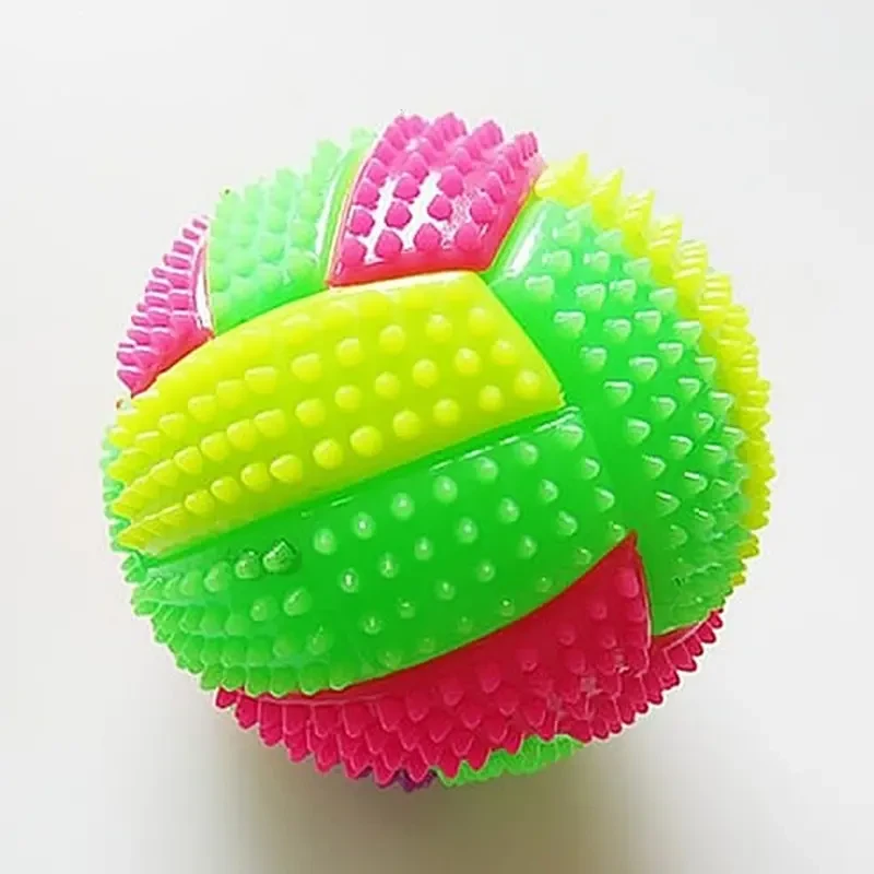 Rainbow Color Dog Glowing Molar Ball
