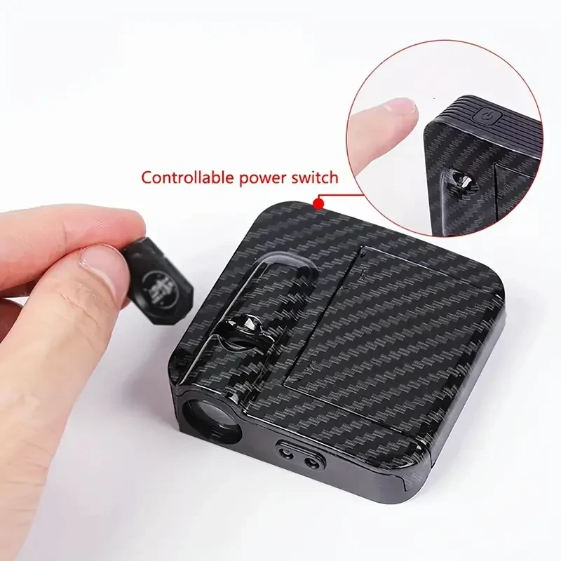 Smart Wireless Car Door Logo Projector - HD Laser Welcome Lamp with Angel Wings