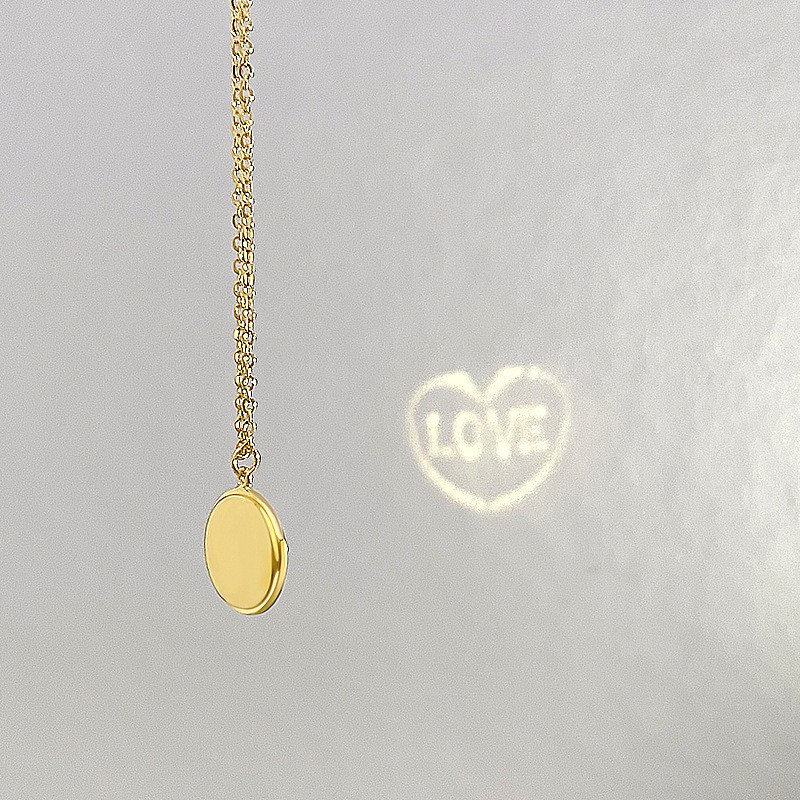 Projection Necklace I Love You