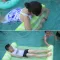 Floating bed hammock