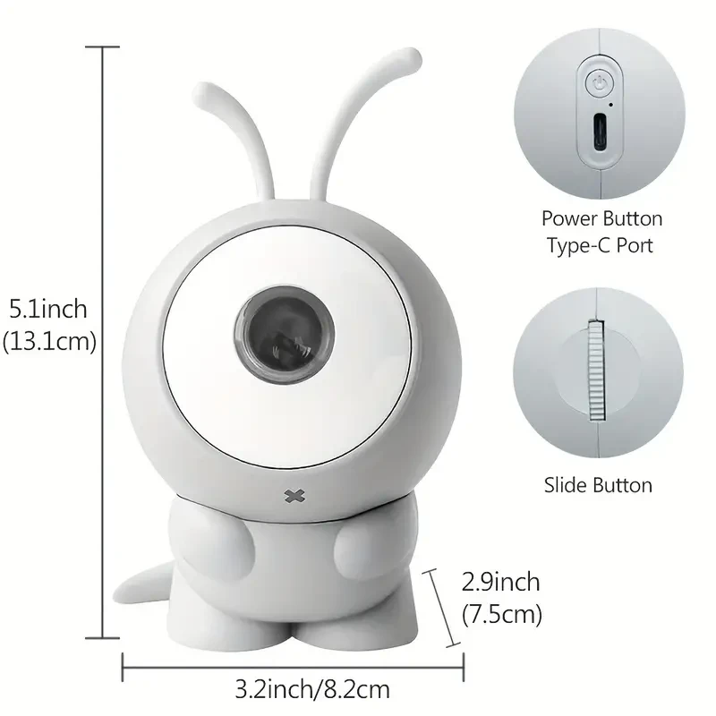 Enchanting Monster Galaxy Projector Lamp - 360 Rotating Astral Display