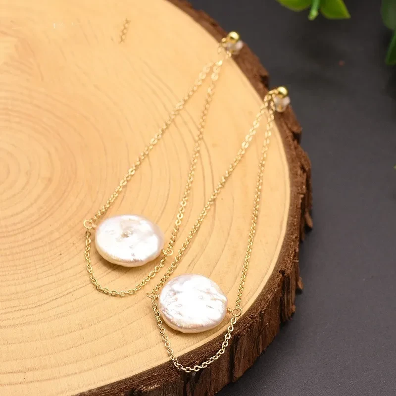 White Natural Water Pearl Baroque Pearl