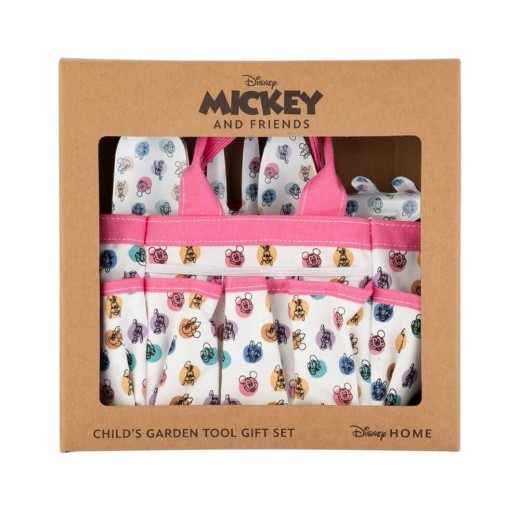 Mickey & Friends Childrens Gardening Tool Set With Bag