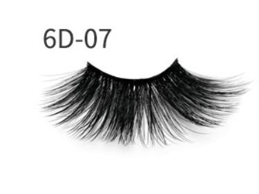 Nethong 25mm Mink False Eye Lashes 6D Three-Dimensional Messy Cross-Eye Lashes Europe and The United States Cross-Border for Eye Lashes