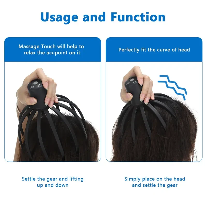 Relieve Tension - Stress With This Electric Head Massager