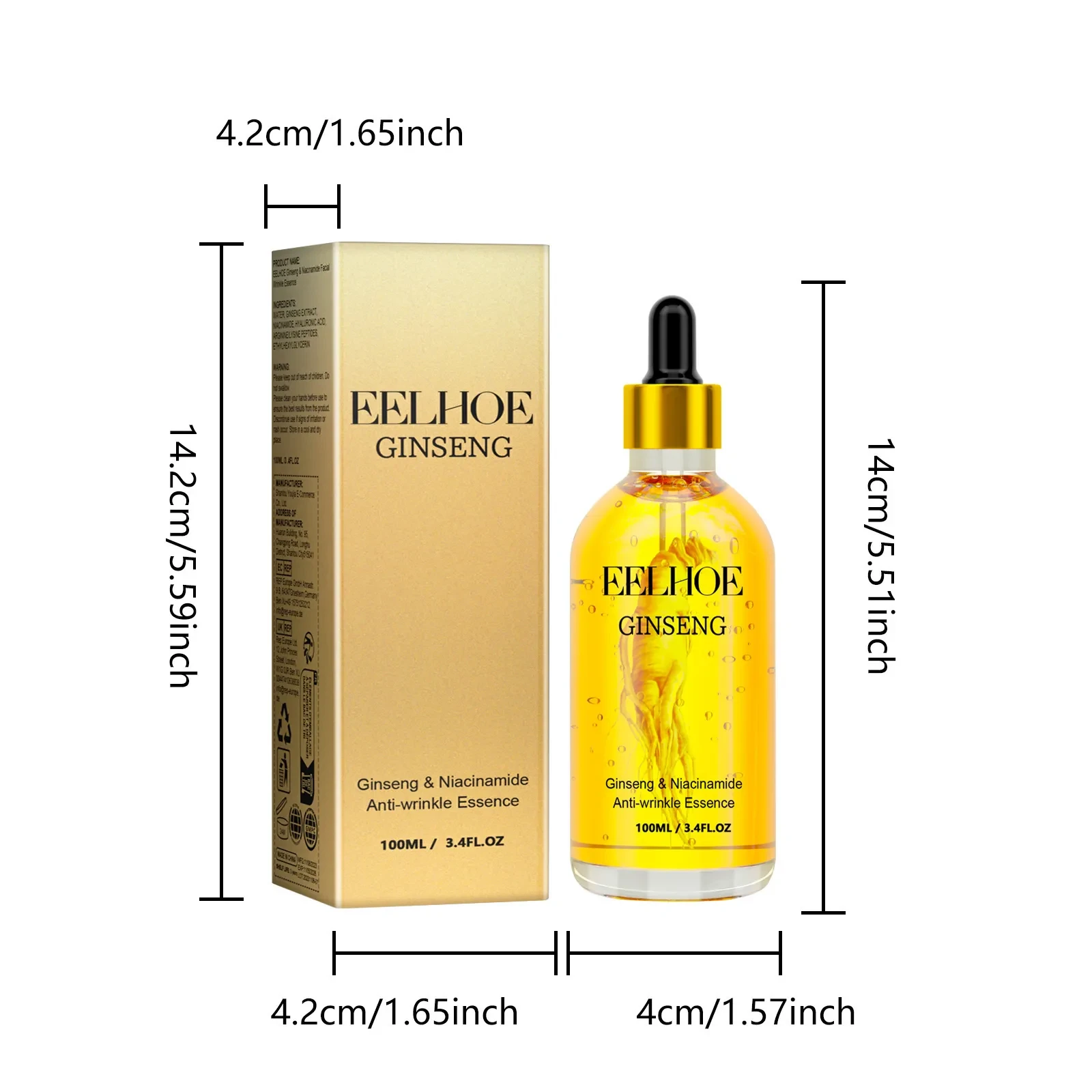 Ginseng herbal acne cream