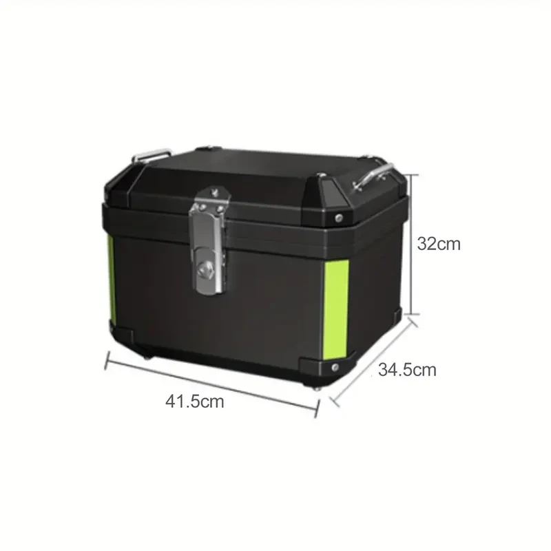 LIXADA 45L Motorcycle Rear Trunk  Waterproof Helmet & Luggage Storage Box