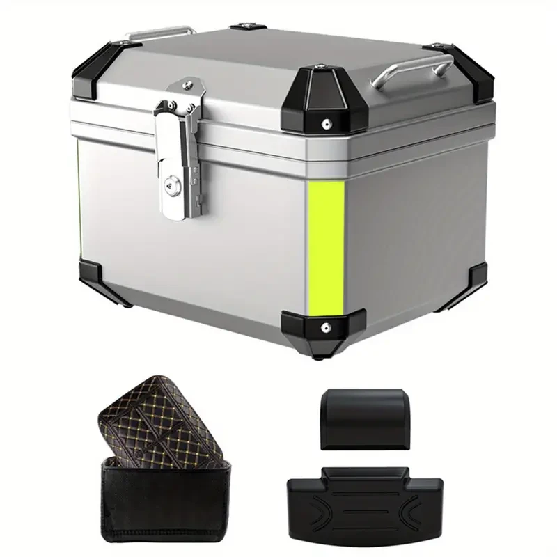 LIXADA 45L Motorcycle Rear Trunk  Waterproof Helmet & Luggage Storage Box