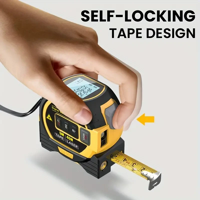 High-Accuracy 3-in-1 Laser Distance Meter