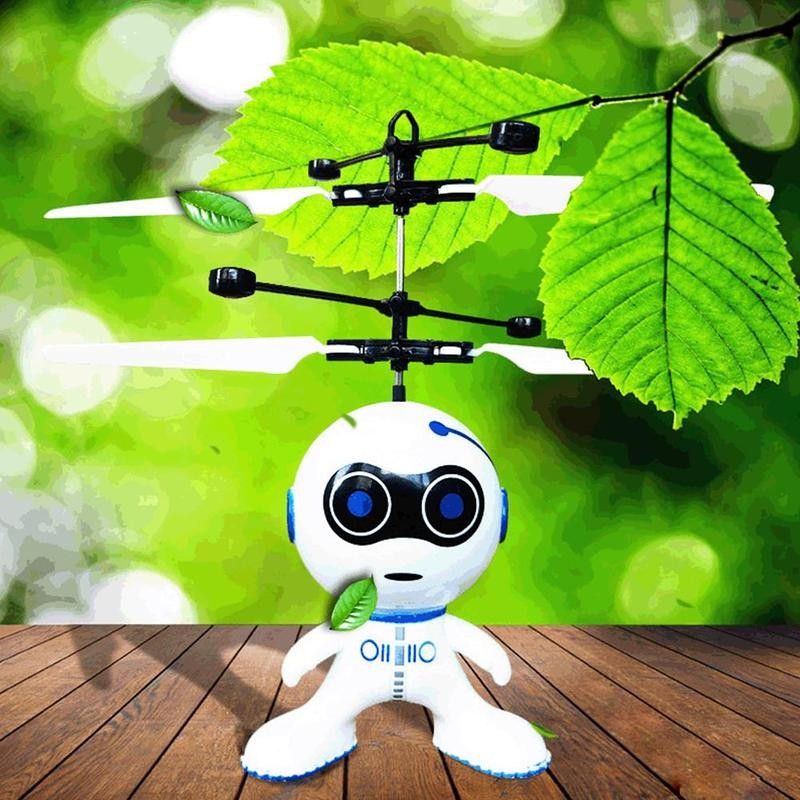 Gesture Sensing Aircraft Luminous Floating Toy