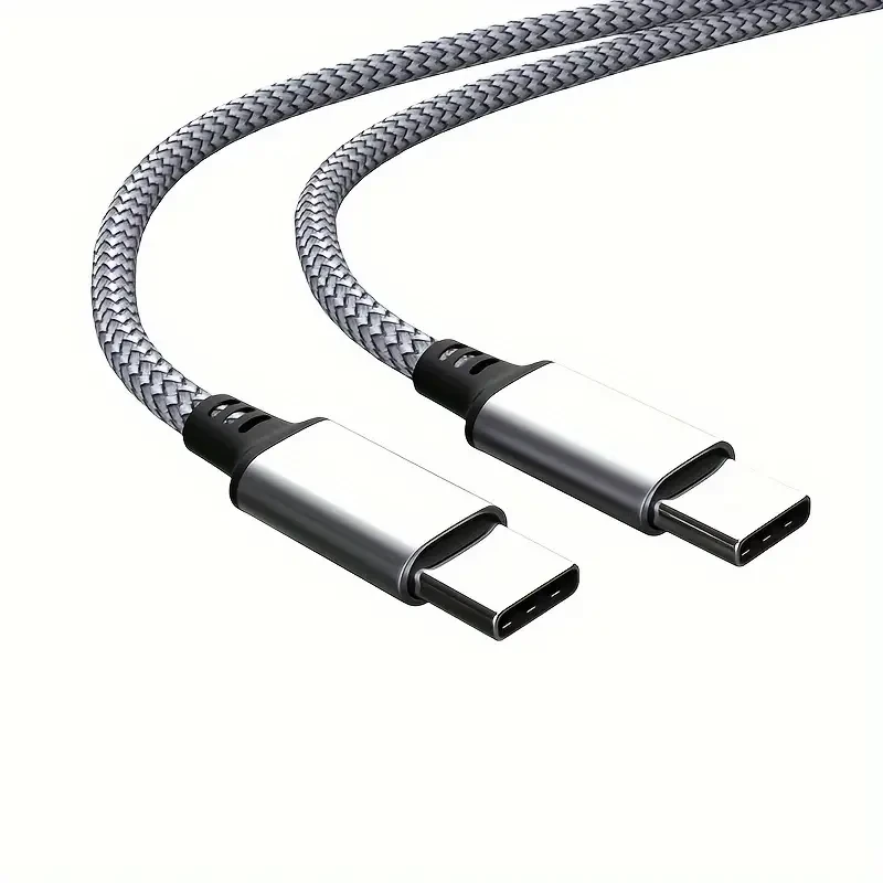 C-To-C 60W USB Cable - 6ft Fast Charge Cable for iPhone 15 Plus Pro Max, Android Phones, Laptops