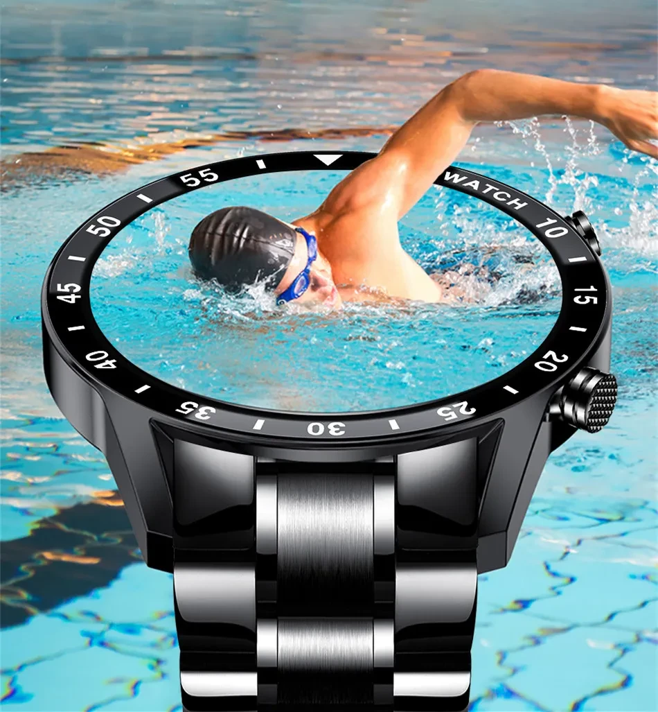 Metallic Smart Watch