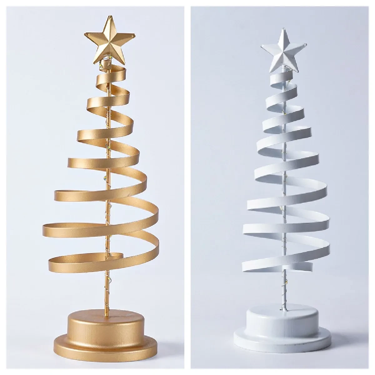 LED Christmas Tree Spiral Light Table