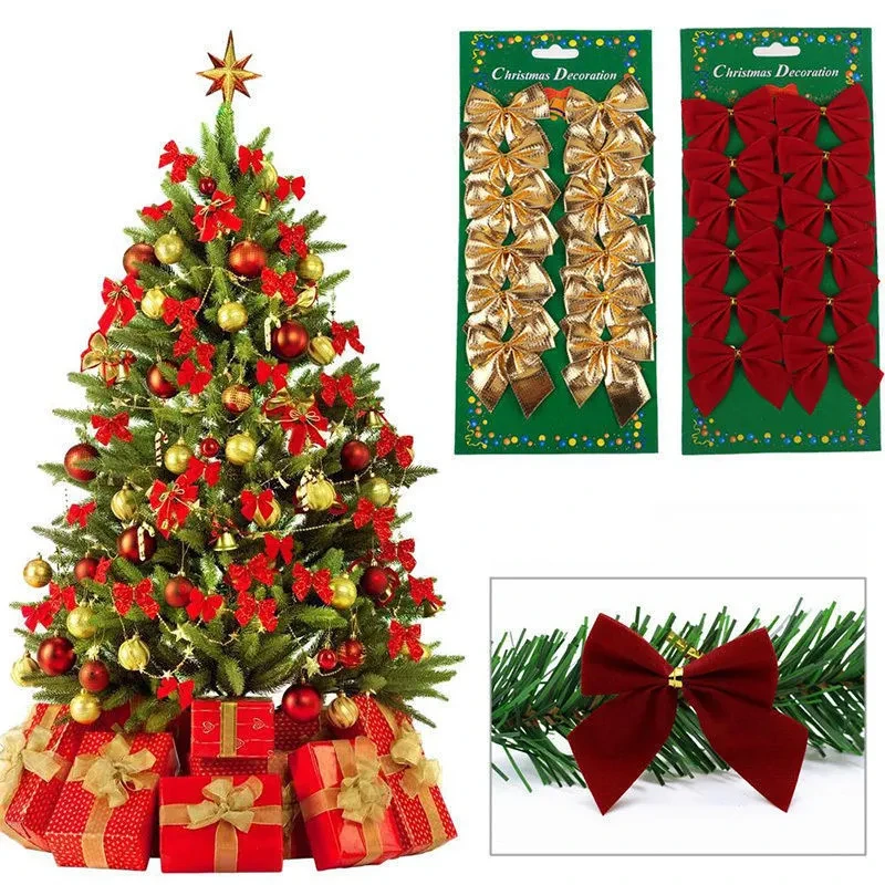 Tree Ornaments Christmas Decoration Bow