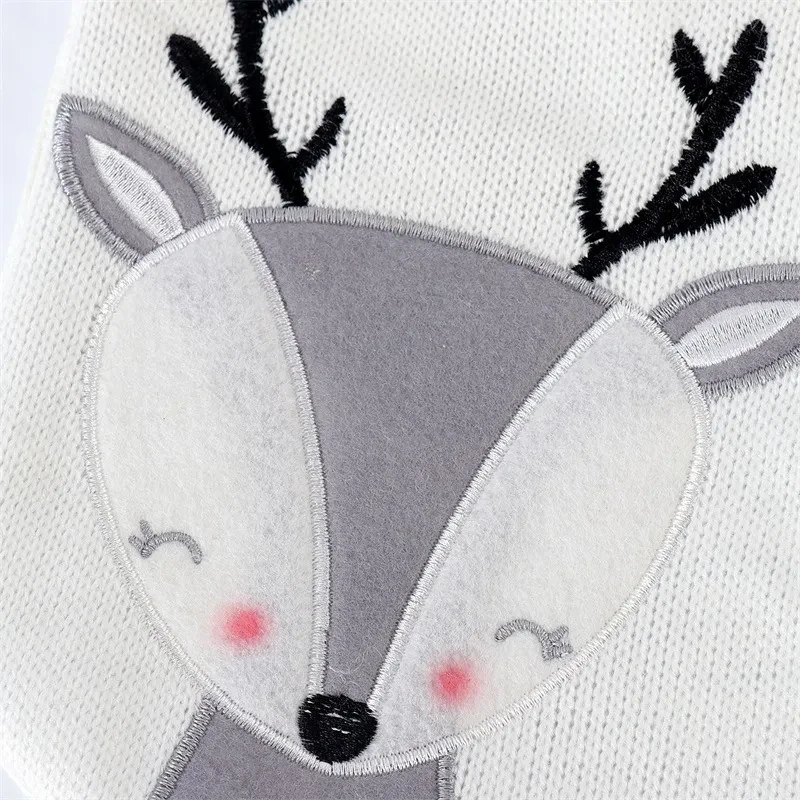 Christmas Fox Wool Gift Stockings