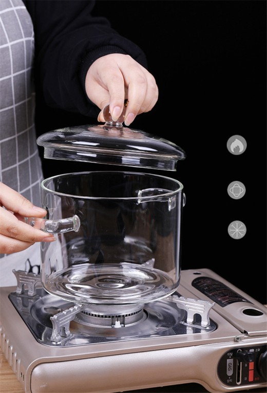 Glass Pot Stove Pot Kitchen