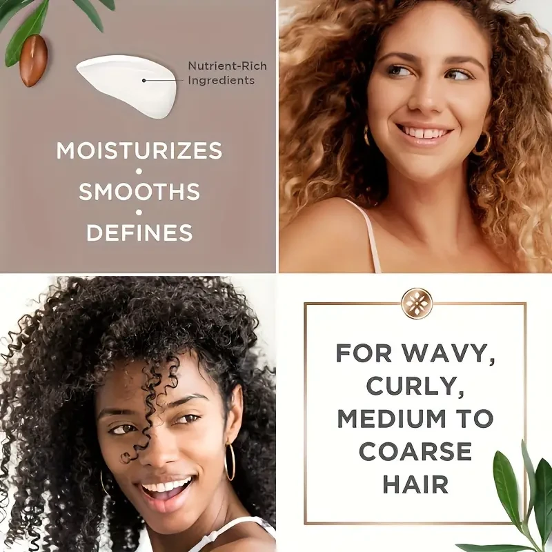 Curl Defining Cream  Moisturizing Curly Hair Styling Conditioner