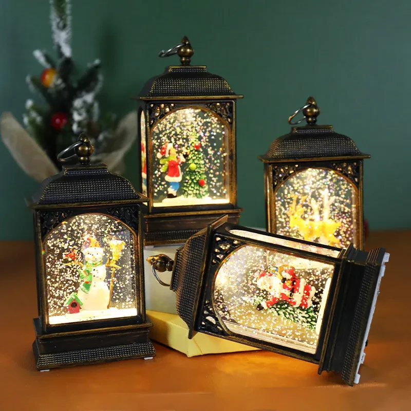 Christmas Decoration Luminous Water Injection Lantern