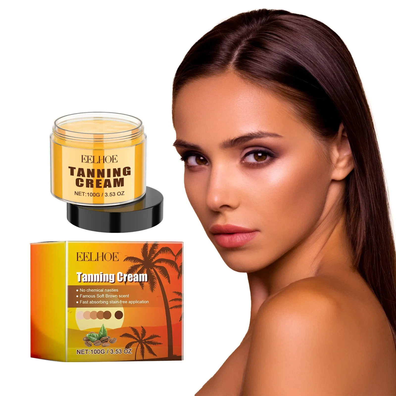 Help Black Skin Cream Natural And Comfortable Bronze